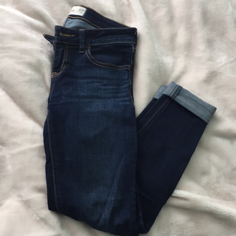 Dark blue Hollister jeans